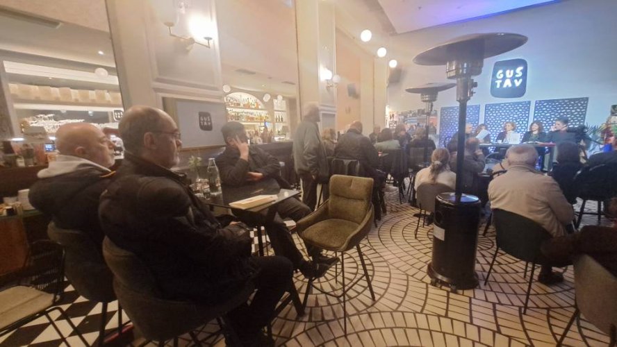  παρουσίαση της ποιητικής συλλογής του Κίμωνα Ρηγόπουλου "Ό,τι μπόρεσα να πάθω" στο Gustav Athens, εικόνα 2